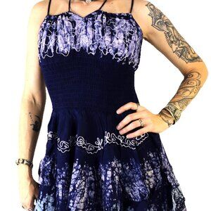 Asmi Layered Blue Teal Dress BLB